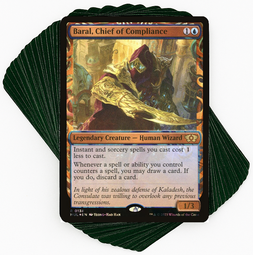 Baral, Chief of Compliance - Counterspell Control