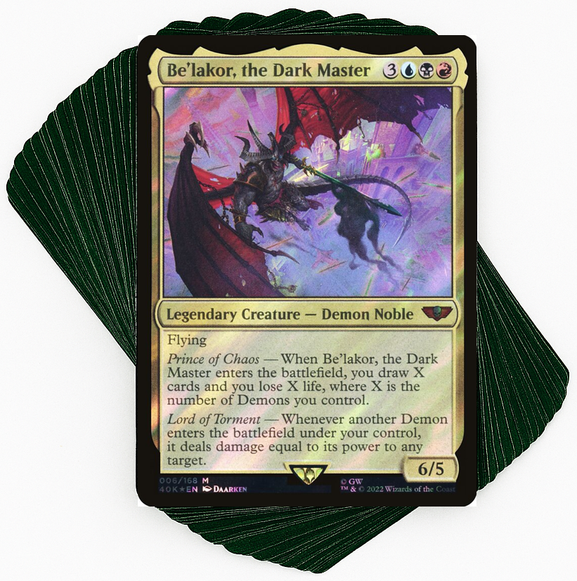 Be'lakor, the Dark Master - Demons Thursday Night Magic Be'lakor, the Dark Master - Demons Thursday Night Magic