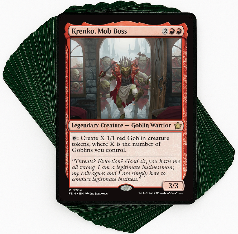 Krenko, Mob Boss - Goblins Thursday Night Magic Krenko, Mob Boss - Goblins Thursday Night Magic