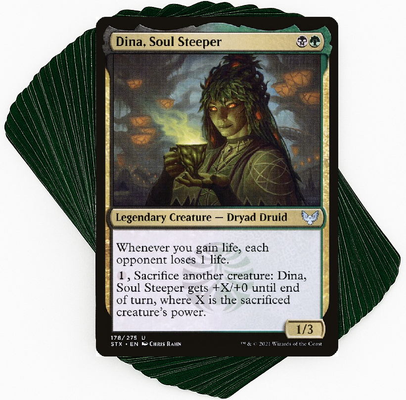 mtg lifegain cards life gain Winning Ways: Magics beloved mage school Dina, Soul Steeper - Lifegain