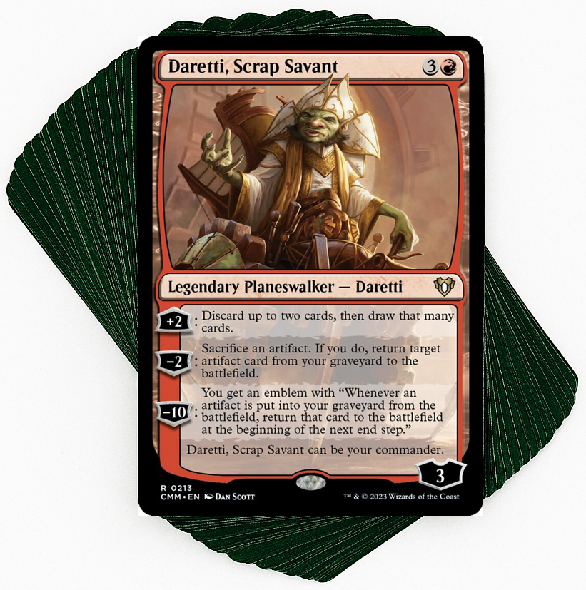 Daretti, Scrap Savant - Artifacts Thursday Night Magic Daretti, Scrap Savant - Artifacts Thursday Night Magic
