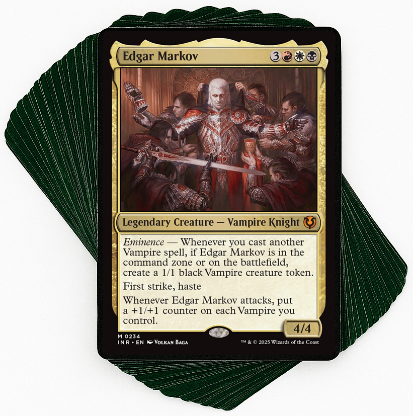 Edgar Markov - Best Vampire Commander Thursday Night Magic Edgar Markov - Best Vampire Commander Thursday Night Magic