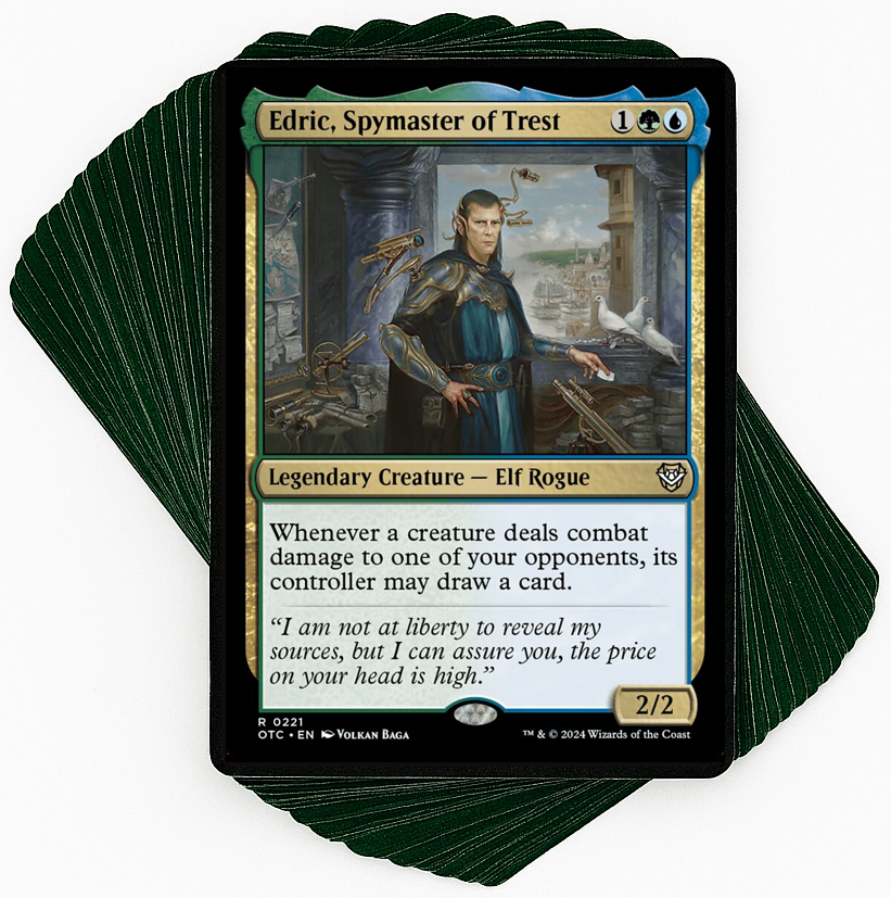Edric, Spymaster of Trest - Unblockable Card Draw