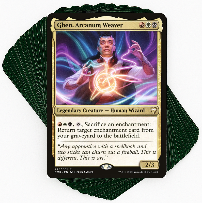 mtg cards that return enchantments from graveyard Ghen, Arcanum Weaver