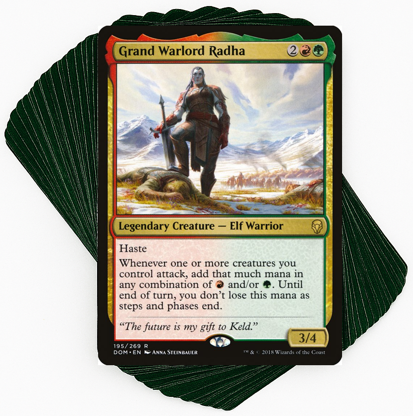 mtg cards amazon Grand Warlord Radha