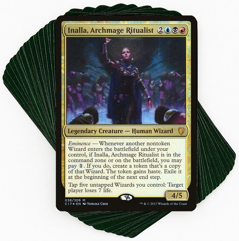 mtg commander 2017 wizard deck Inalla, Archmage Ritualist