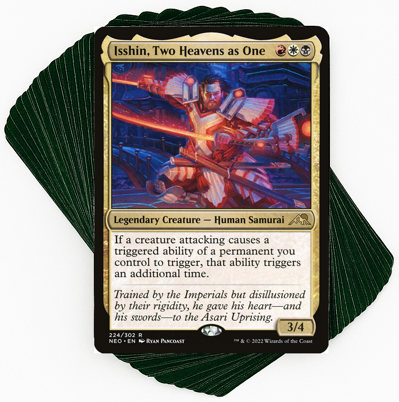 mtg isshin two heavens as one commander deck Isshin EDH Deck | Samurai Combat Commander Deck