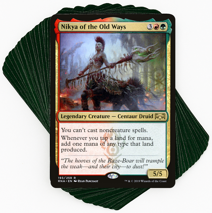 Nikya of the Old Ways - 100% Creatures Thursday Night Magic Nikya of the Old Ways - 100% Creatures Thursday Night Magic