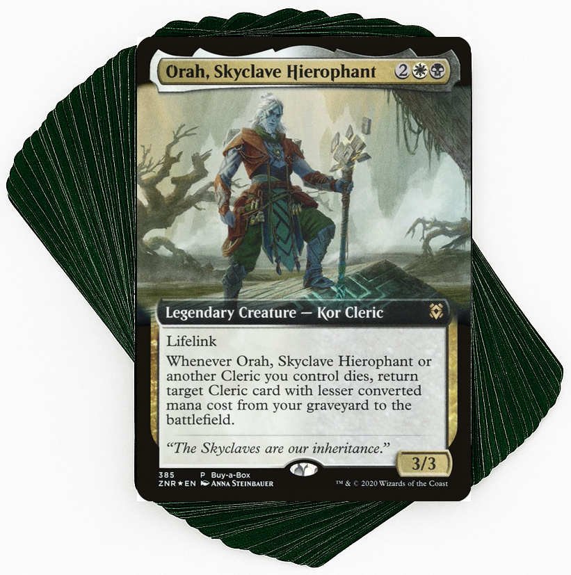 how to open a mtg card shop Orah, Skyclave Hierophant