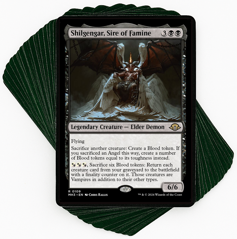 Shilgengar, Sire of Famine - Vampiric Angels Thursday Night Magic Shilgengar, Sire of Famine - Vampiric Angels Thursday Night Magic