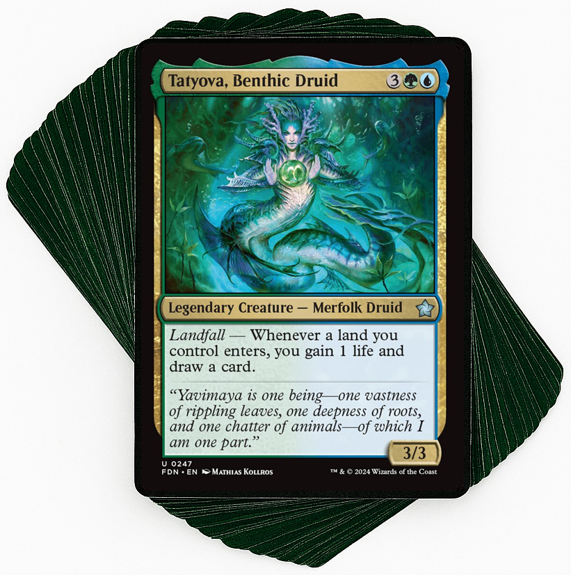 Tatyova, Benthic Druid - Landfall Thursday Night Magic Tatyova, Benthic Druid - Landfall Thursday Night Magic