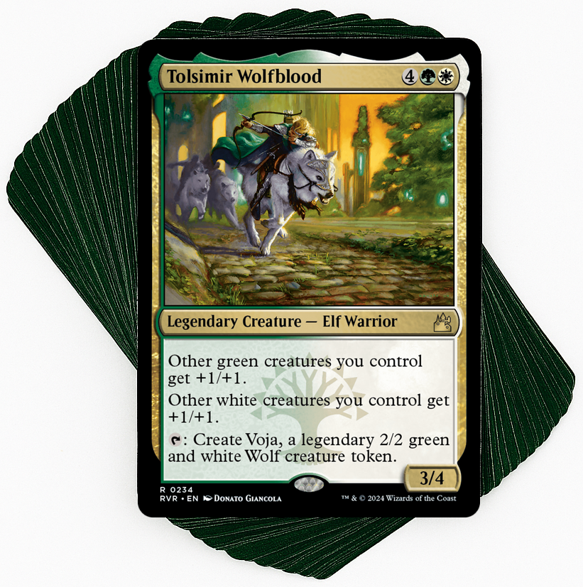 Tolsimir Wolfblood - Wolf Tokens Thursday Night Magic Tolsimir Wolfblood - Wolf Tokens Thursday Night Magic