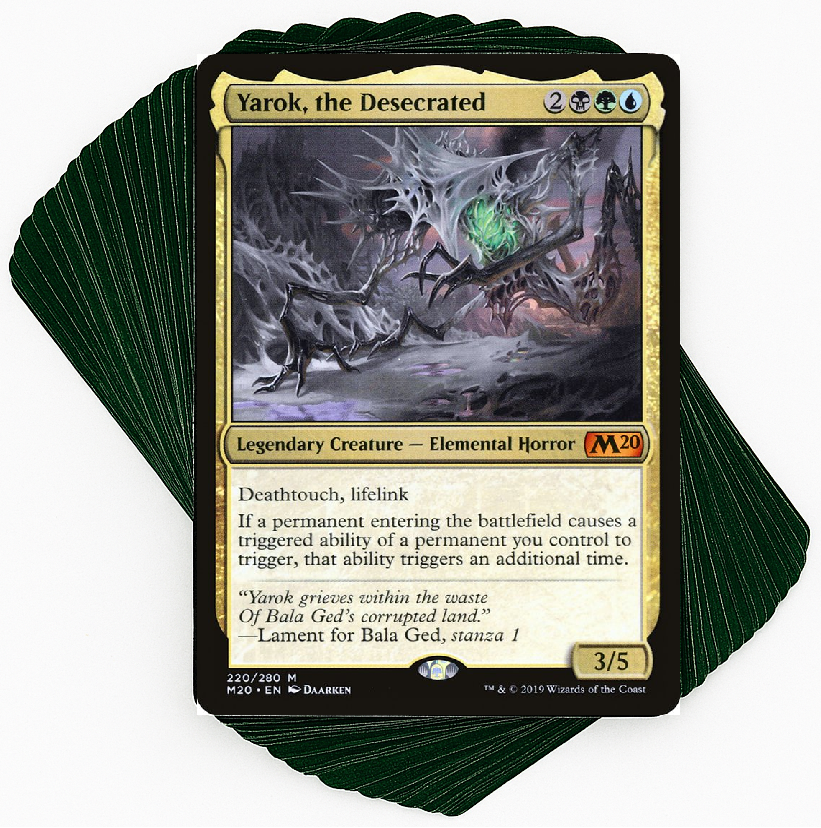 mtg deathtouch commander deck Yarok, the Desecrated