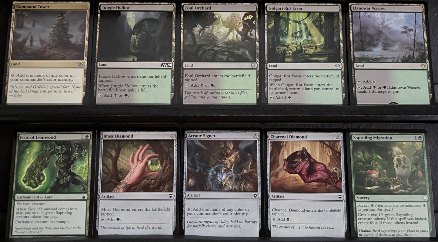 Slimefoot, the Stowaway - Saproling Tokens