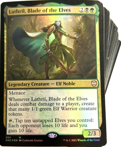 mtg lathril blade of the elves commander deck Lathril, Blade of the Elves