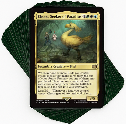 bird mtg cards Choco, Seeker of Paradise
