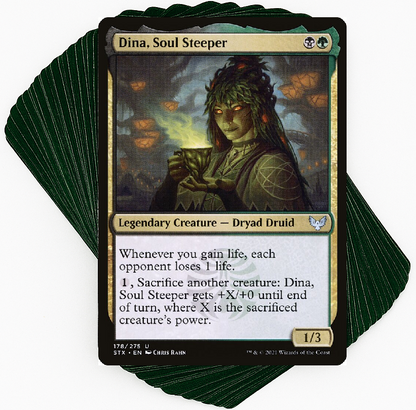 mtg lifegain cards Dina, Soul Steeper
