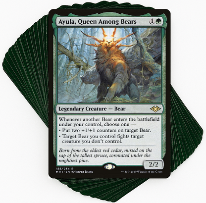 all bear cards mtg Ayula, Queen Among Bears