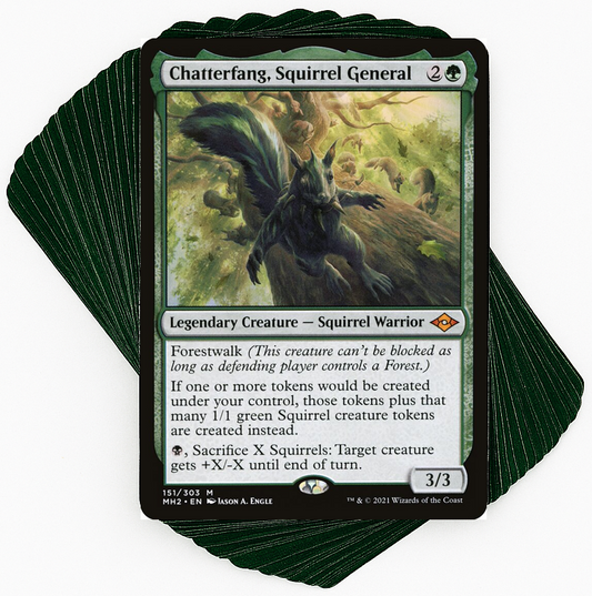 Chatterfang, Squirrel General - Squirrel Food