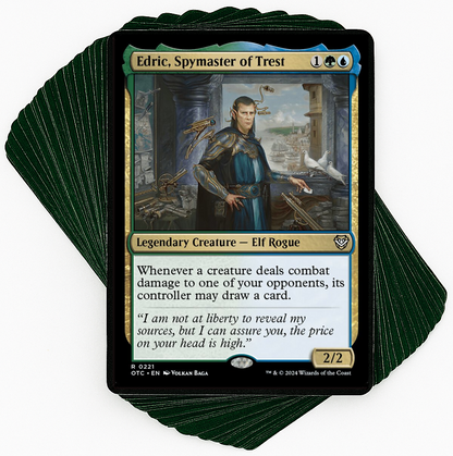 mtg card draw commander Edric, Spymaster of Trest