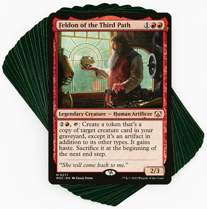 mtg three sided card Magic: The Gathering Modern Horizons 3 Commander Deck Eldrazi Incursion (100-Card Deck, 2-Card Collector Booster Sample Pack + Accessories) : Toys & Games At the beginning of your next upkeep Threefold Signal New Capenna