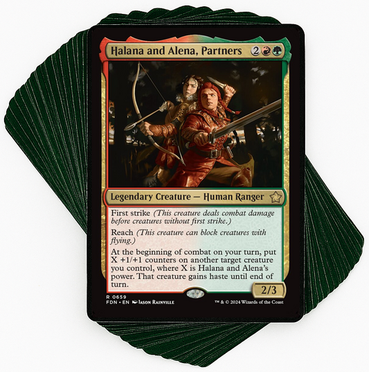 Halana & Alena, Partners - +1/+1 Counters