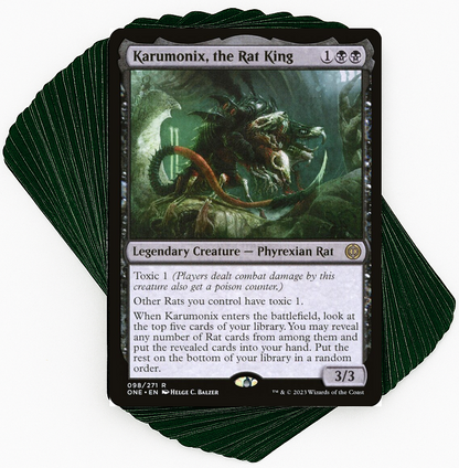 mtg black rat cards Karumonix, the Rat King