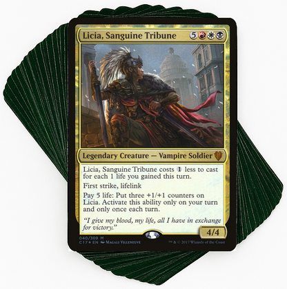 mtg commander 2017 vampire deck Licia, Sanguine Tribune