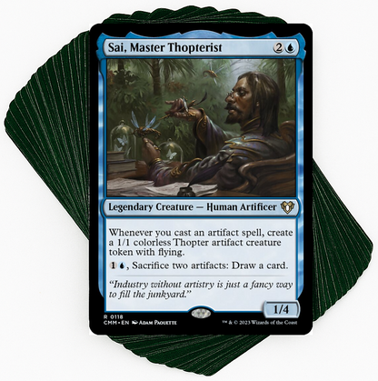 thopter deck mtg commander Sai, Master Thopterist