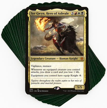 Syr Gwyn, Hero of Ashvale - Knights & Equipment Thursday Night Magic Syr Gwyn, Hero of Ashvale - Knights & Equipment Thursday Night Magic