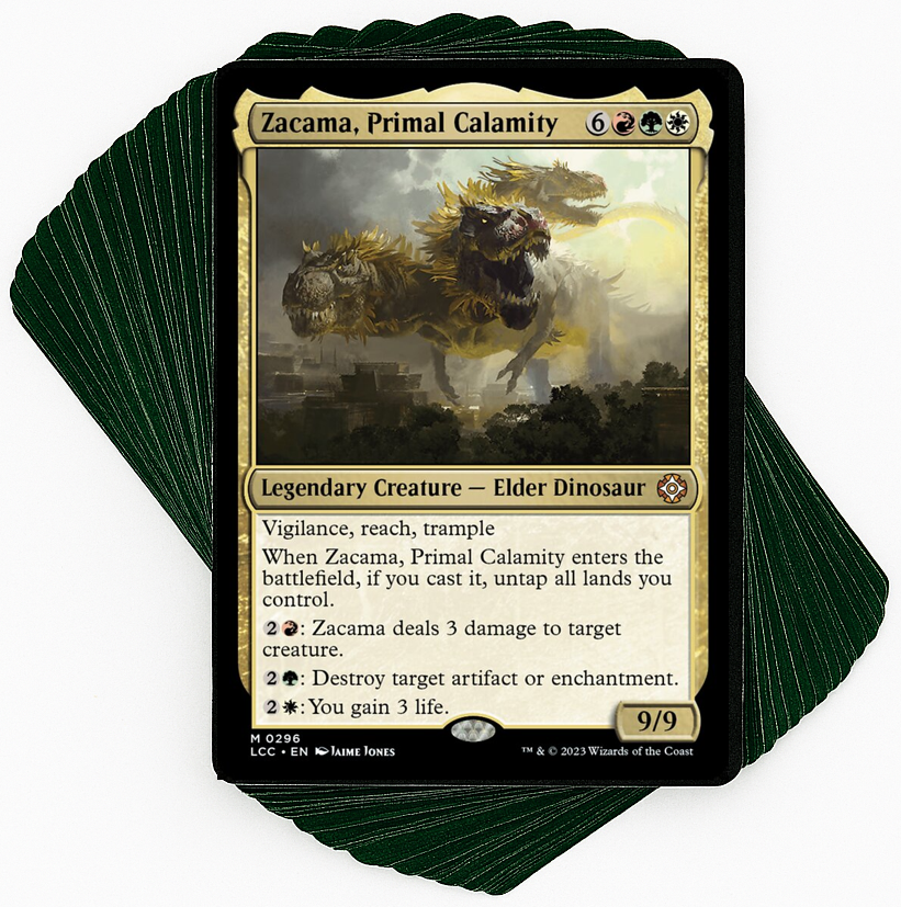 mtg zacama primal calamity commander deck Zacama, Pack a Day #41 Art:High Perfect Morcant Commander 2013
