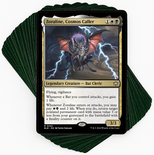 Zoraline, Cosmos Caller - Bats and Lifegain - MTG