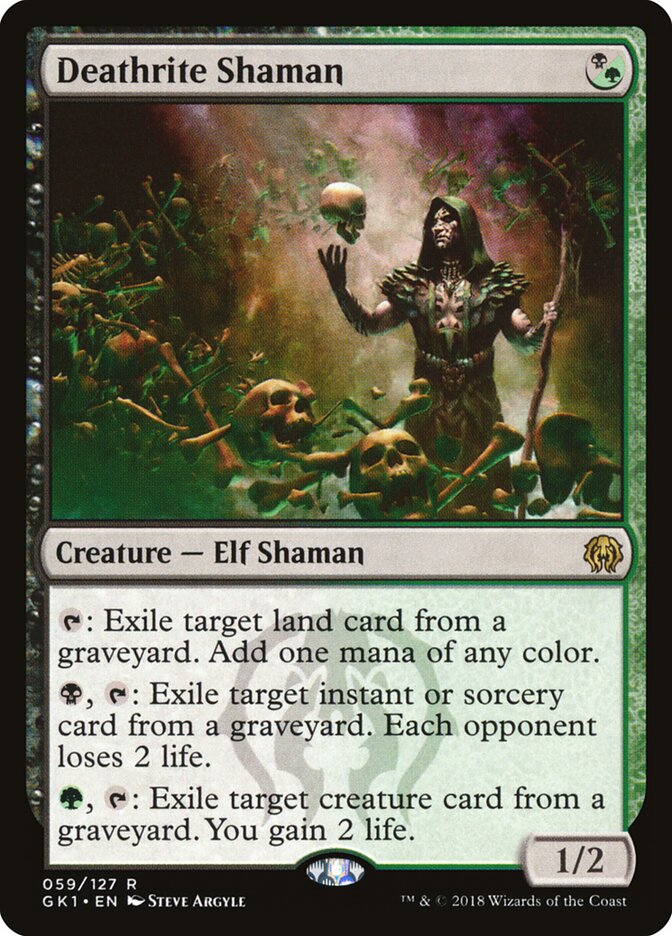 Deathrite Shaman - Golgari Guild Kit deck top card