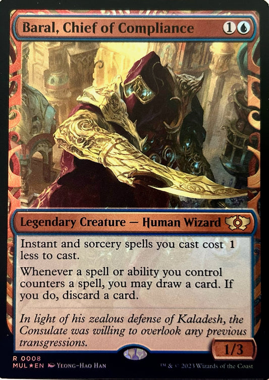 Baral, Chief of Compliance - Counterspell Control