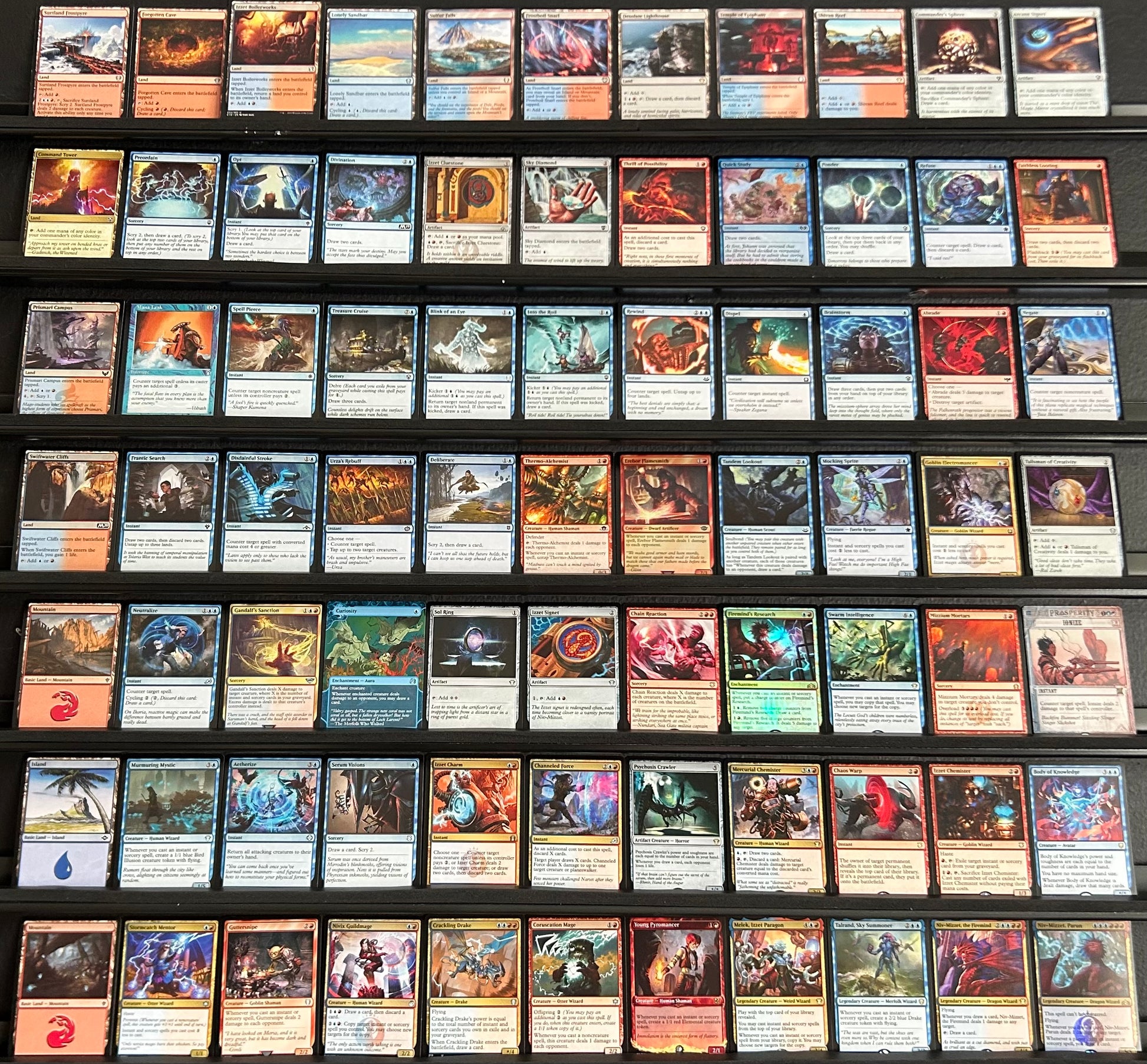 Izzet Card Draw EDH Deck MTG Commander Deck Niv-Mizzet, Parun , 100 Cards (Used) Card Draw Strategy Deck Izzet Card Draw EDH Deck MTG Commander Deck Niv-Mizzet, Parun , 100 Cards (Used) Card Draw Strategy Deck