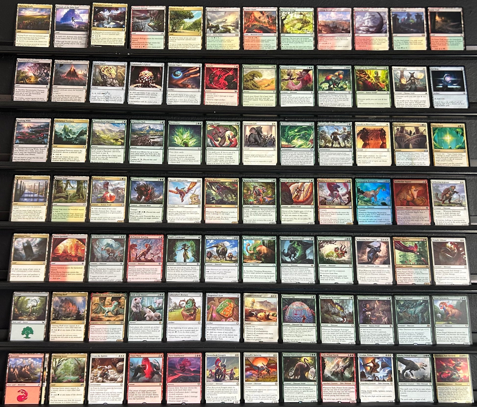 Custom Dinosaur Tribal Commander Deck - 100 Card MTG EDH Deck, LP To NM Condition Preconstructed Magic The Gathering Deck 100 Cards Custom Dinosaur Tribal Commander Deck - 100 Card MTG EDH Deck, LP To NM Condition Preconstructed Magic The Gathering Deck 100 Cards
