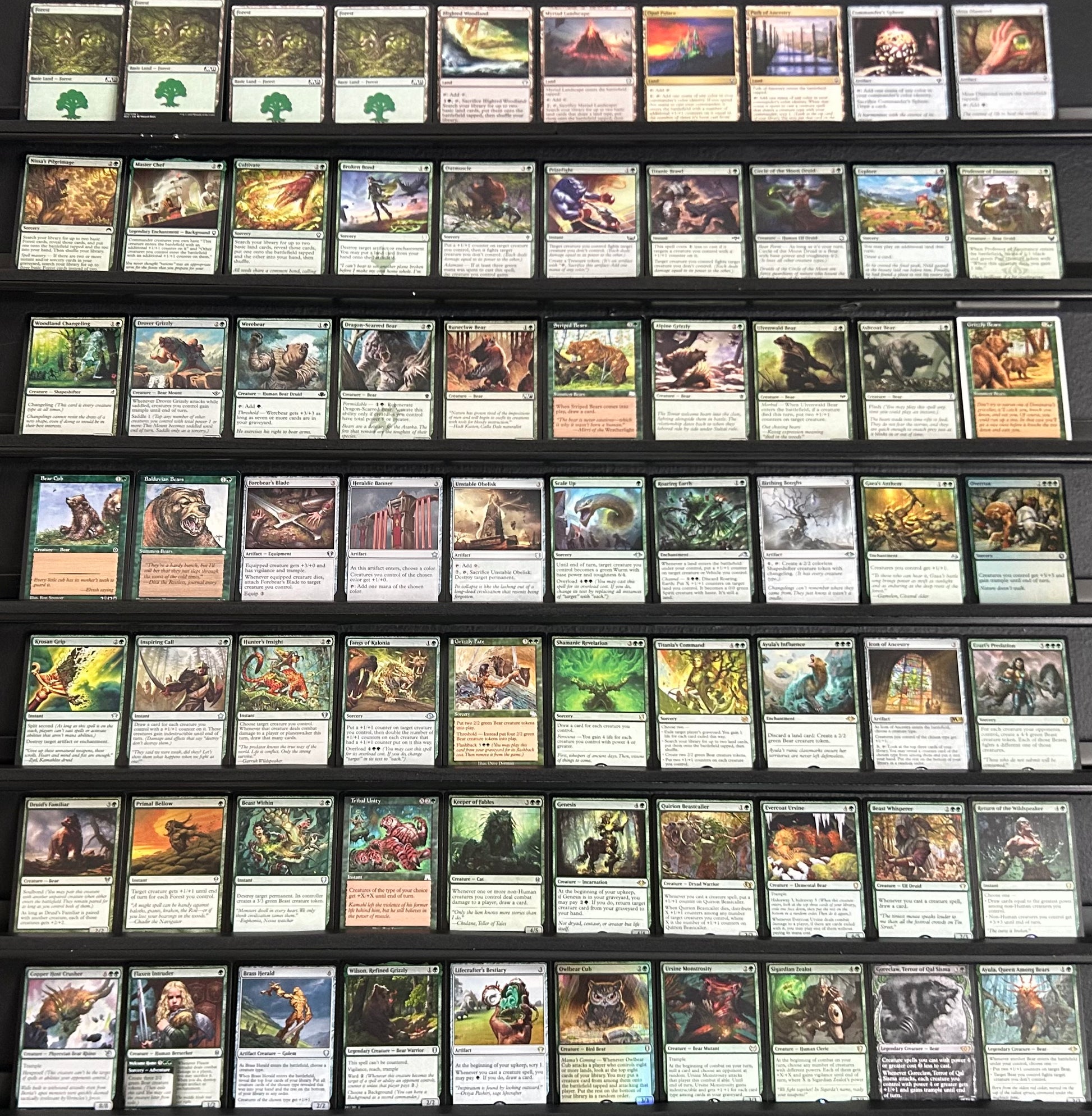 mtg commander bear deck Ayula, Queen Among Bears