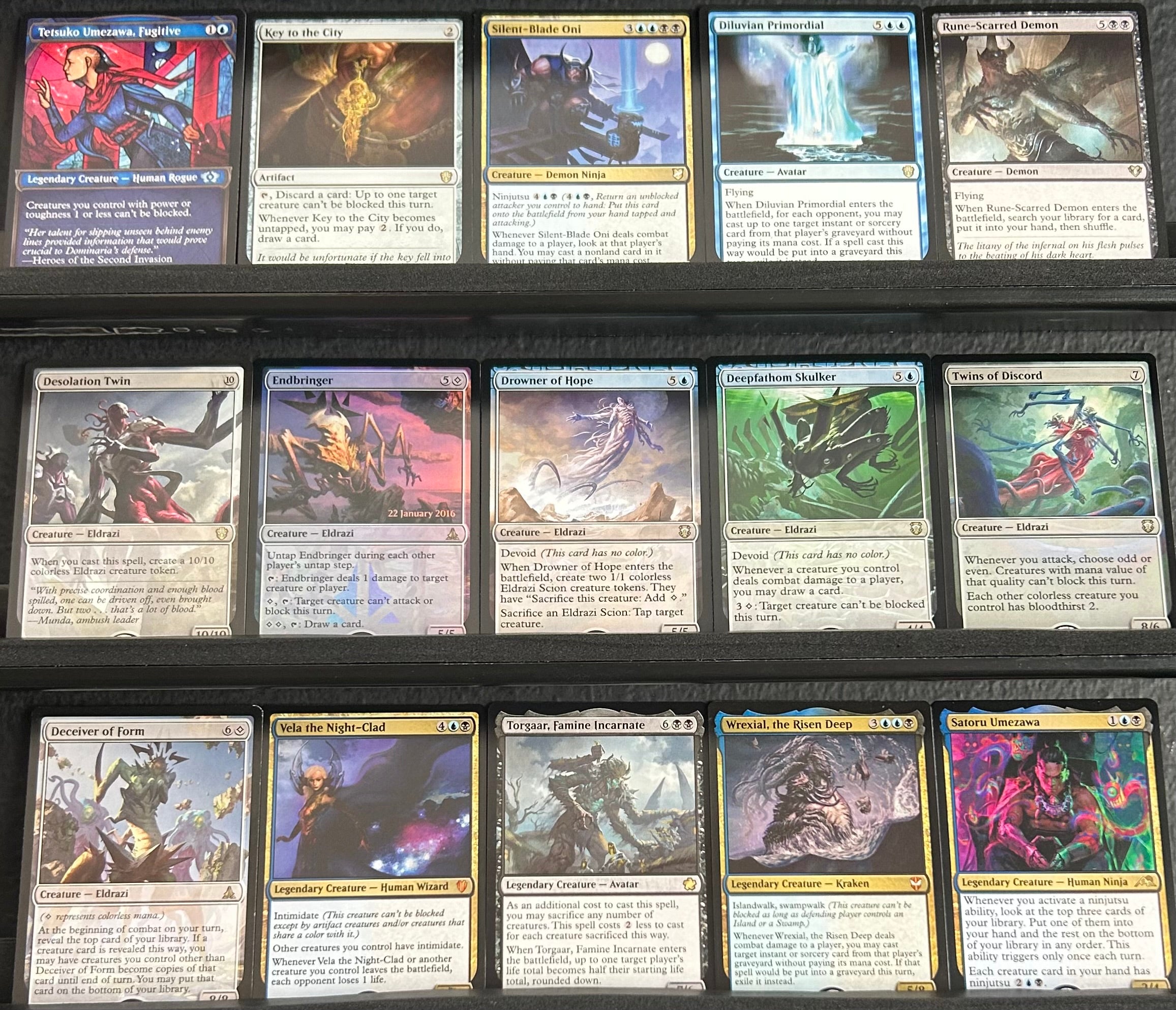 Mtg Deck Holder MTG Commander Deck - Satoru Umezawa Ninjutsu Deck (100 Cards, English) Mtg Card Box Mtg Deck Holder MTG Commander Deck - Satoru Umezawa Ninjutsu Deck (100 Cards, English) Mtg Card Box