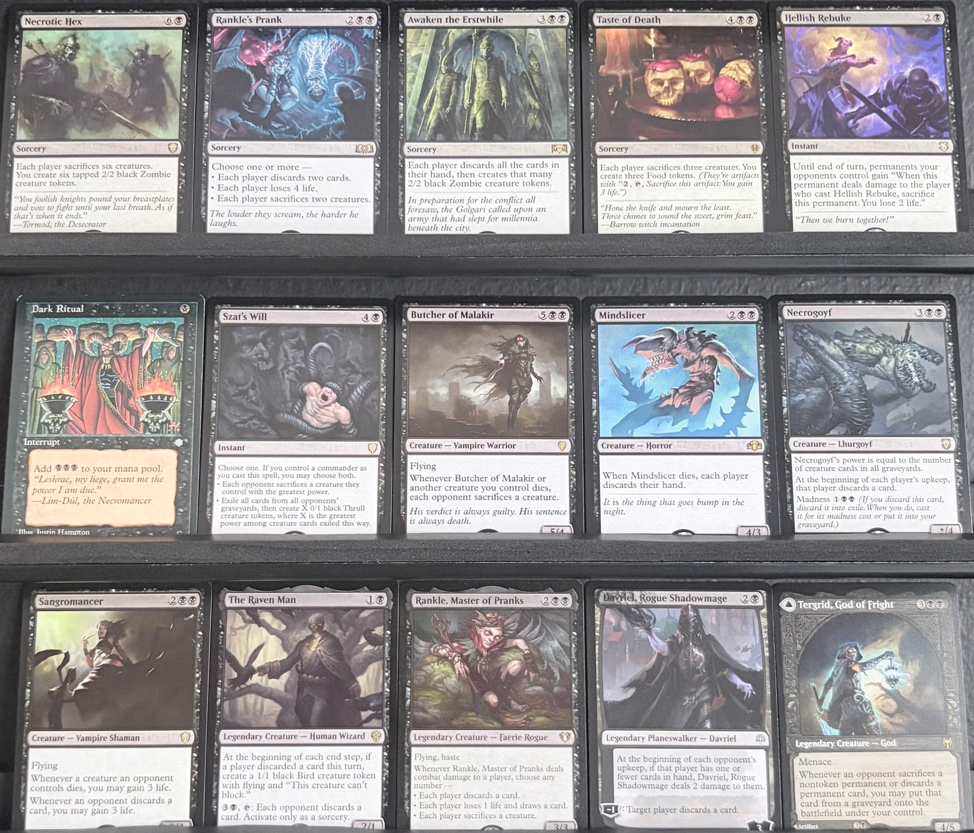 mtg tergrid commander deck God Of Fright Con Micas Austin's Tergrid Control // Commander