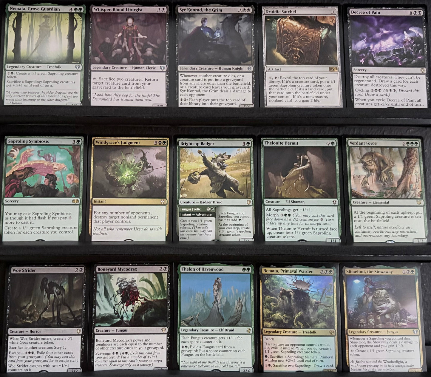 Slimefoot, the Stowaway - Saproling Tokens