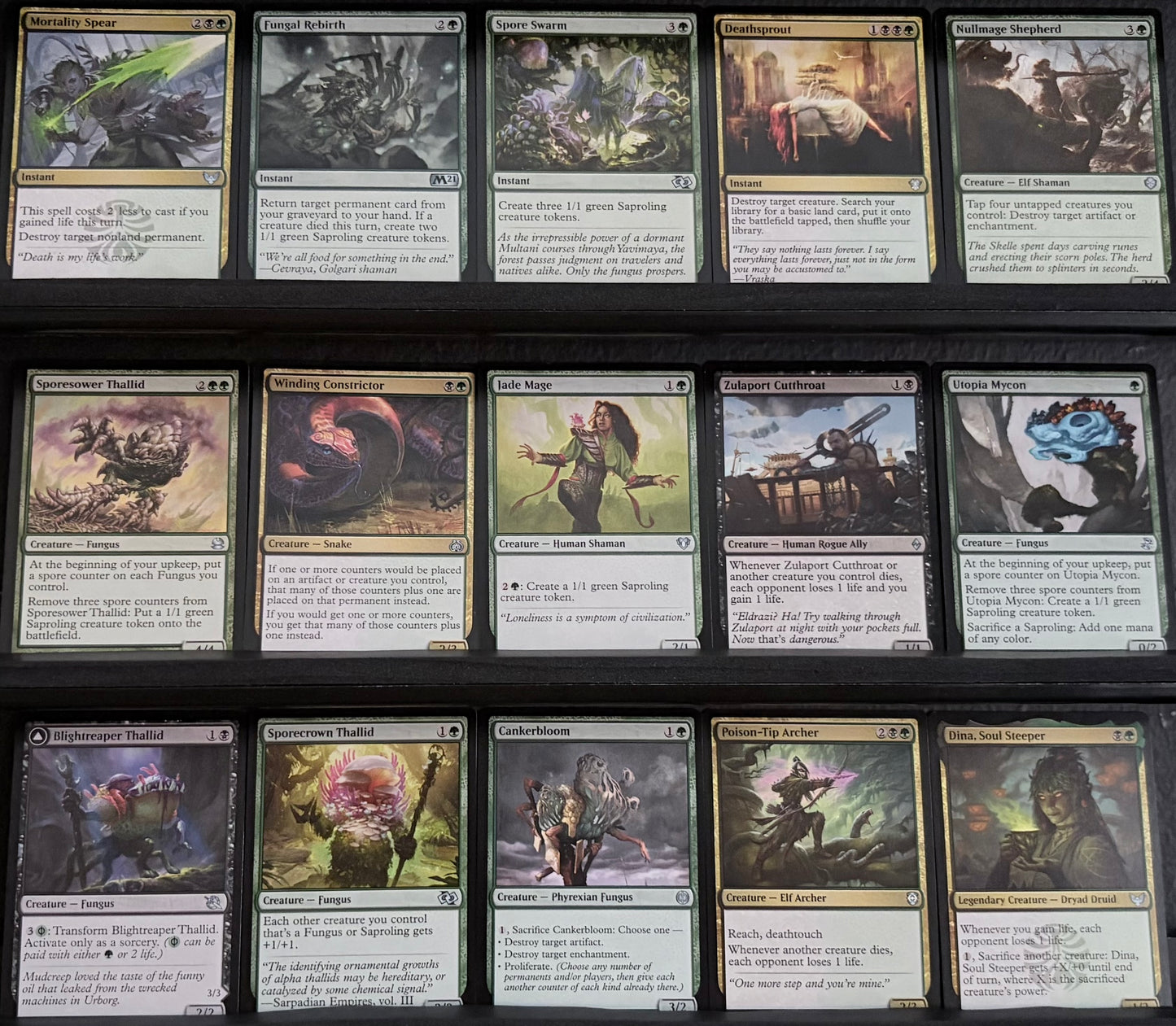 Slimefoot, the Stowaway - Saproling Tokens