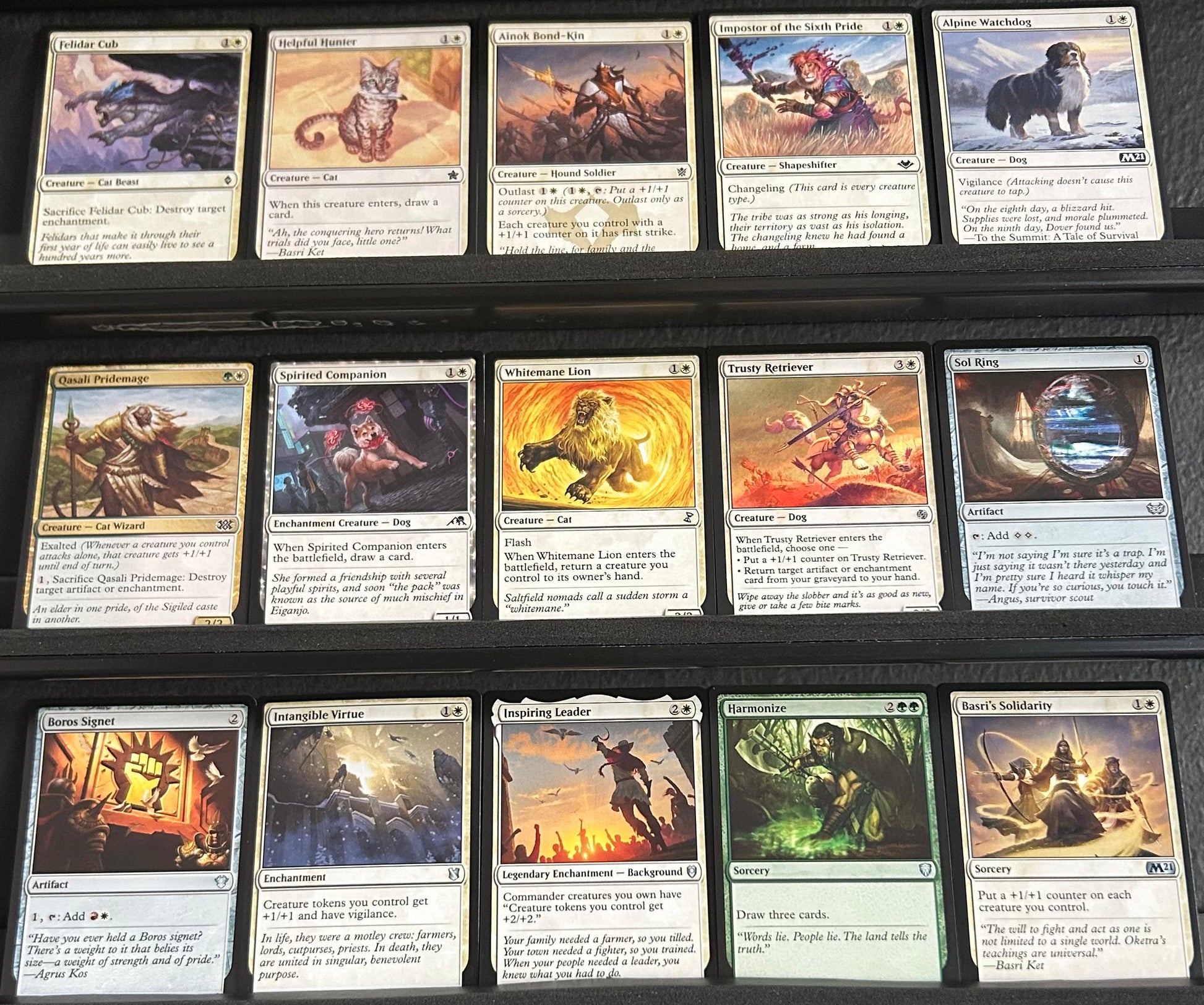good for mtg cat commander deck recursion Rin and Seri, Inseparable