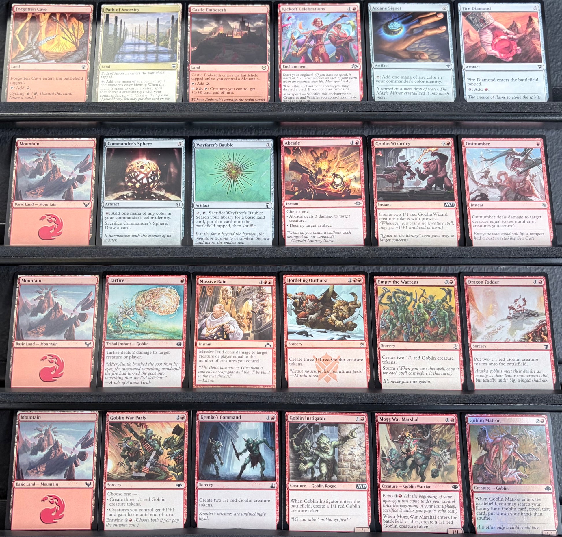 Decks With Krenko Mob Boss MTG Commander Deck - Krenko, Mob Boss Goblin Tribal With Rares - 100 Cards, Lightly Played Decks With Krenko Mob Boss MTG Commander Deck - Krenko, Mob Boss Goblin Tribal With Rares - 100 Cards, Lightly Played