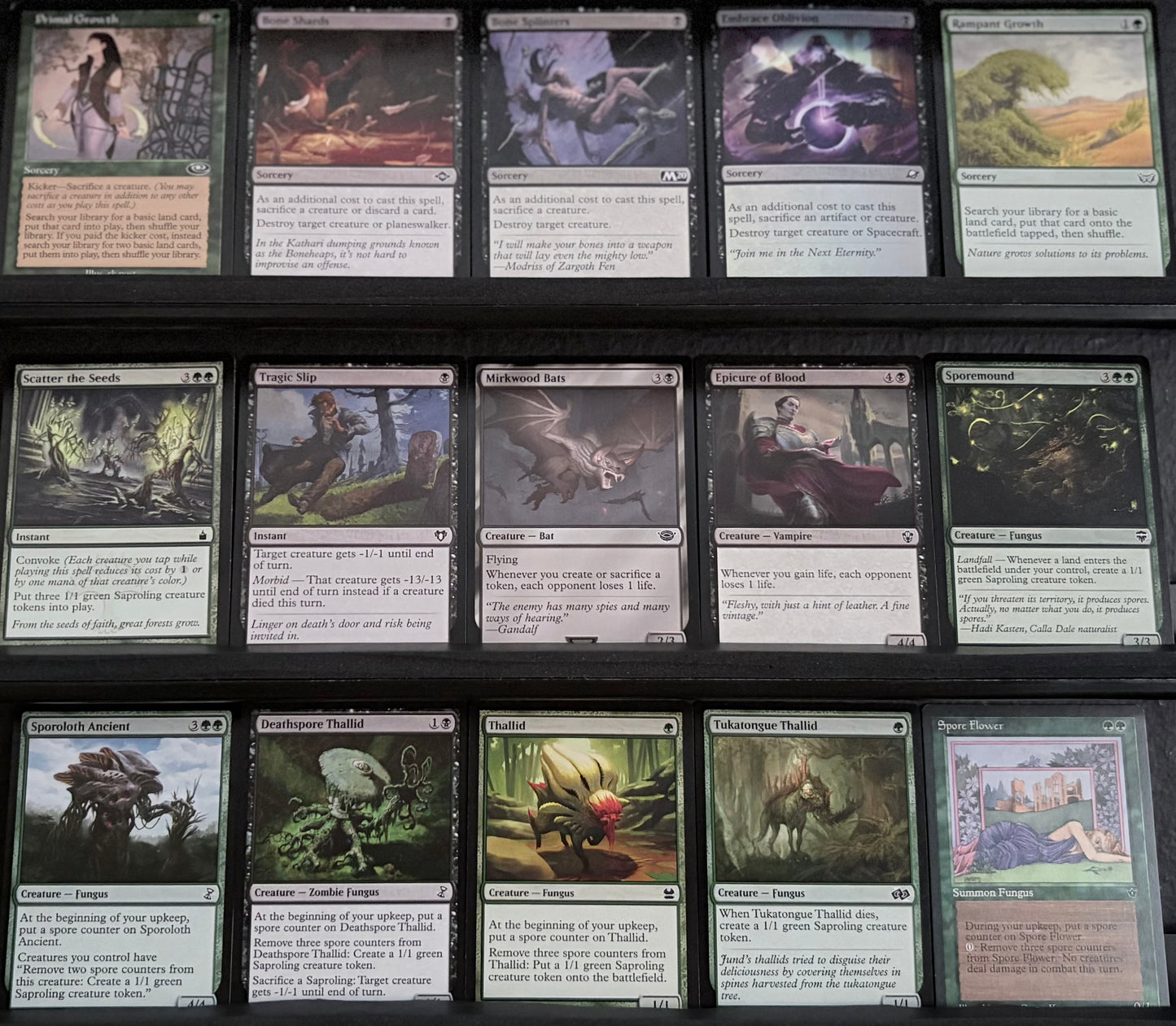 Slimefoot, the Stowaway - Saproling Tokens