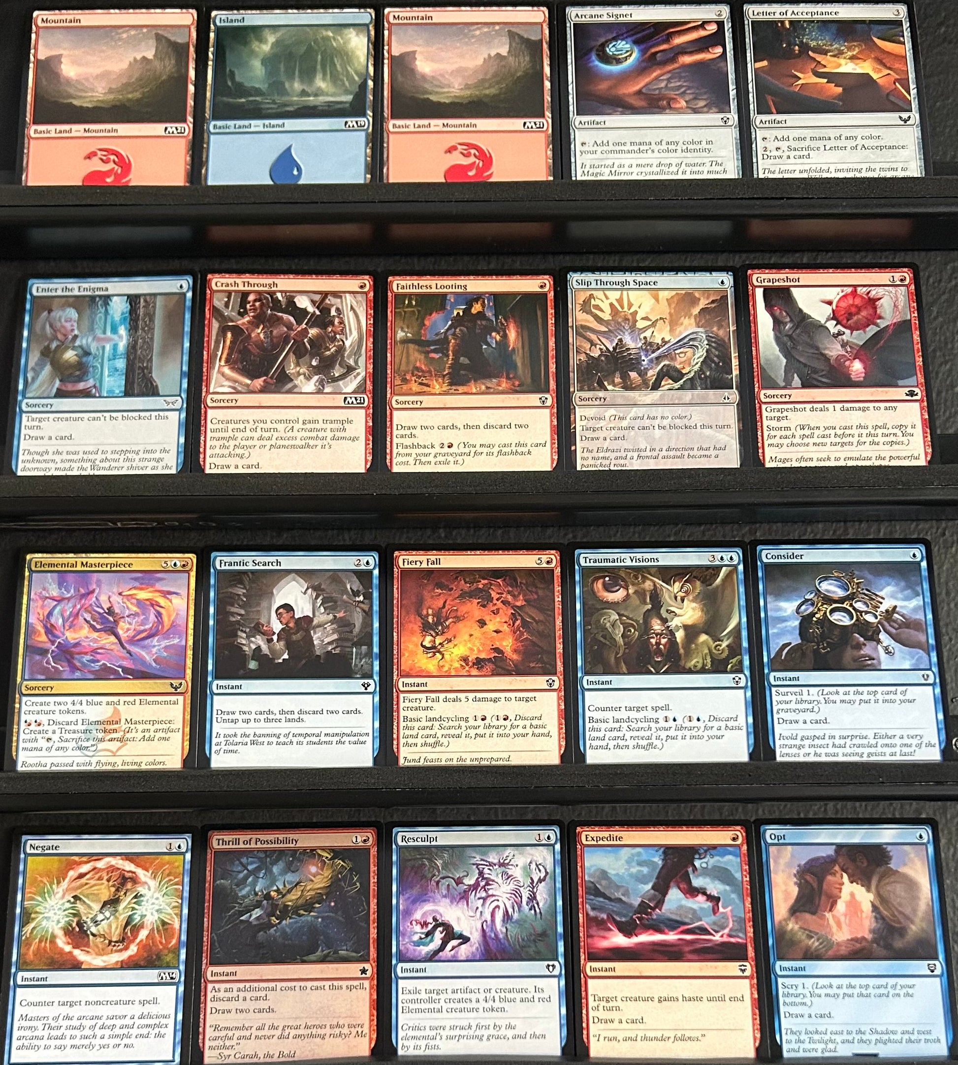 mtg veyran voice of duality commander deck Veyran, Voice of Duality MAGECRAFT SPELLS Izzet Magic Mtg Custom Commander Deck