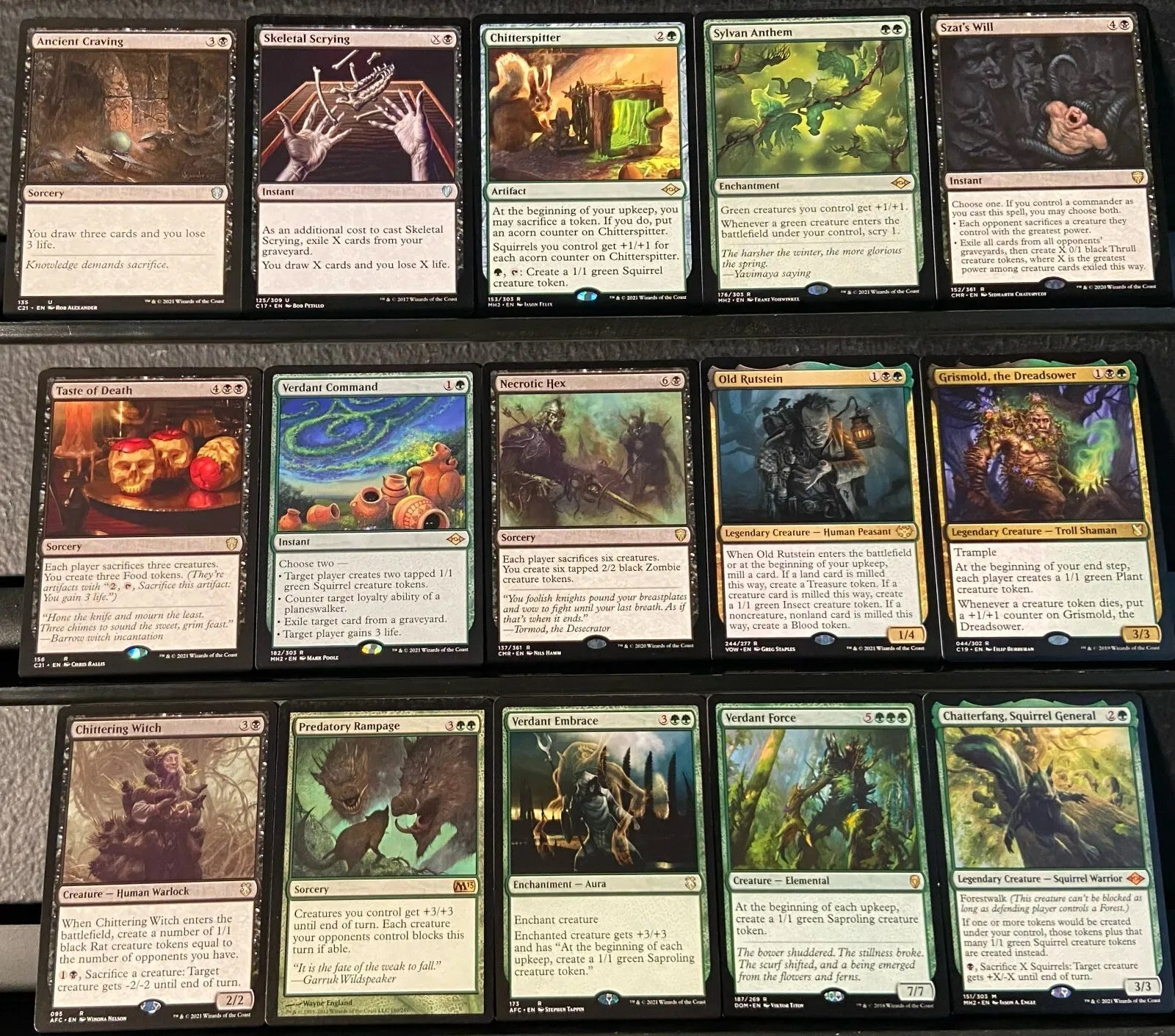 mtg chatterfang commander deck Chatterfang, Squirrel General | EDH $100 Budget Tech | |MH2 * All of the cards listed will be included. Buy Chatterfang!-100 Card Commander Deck-squirrel-mythic-rare
