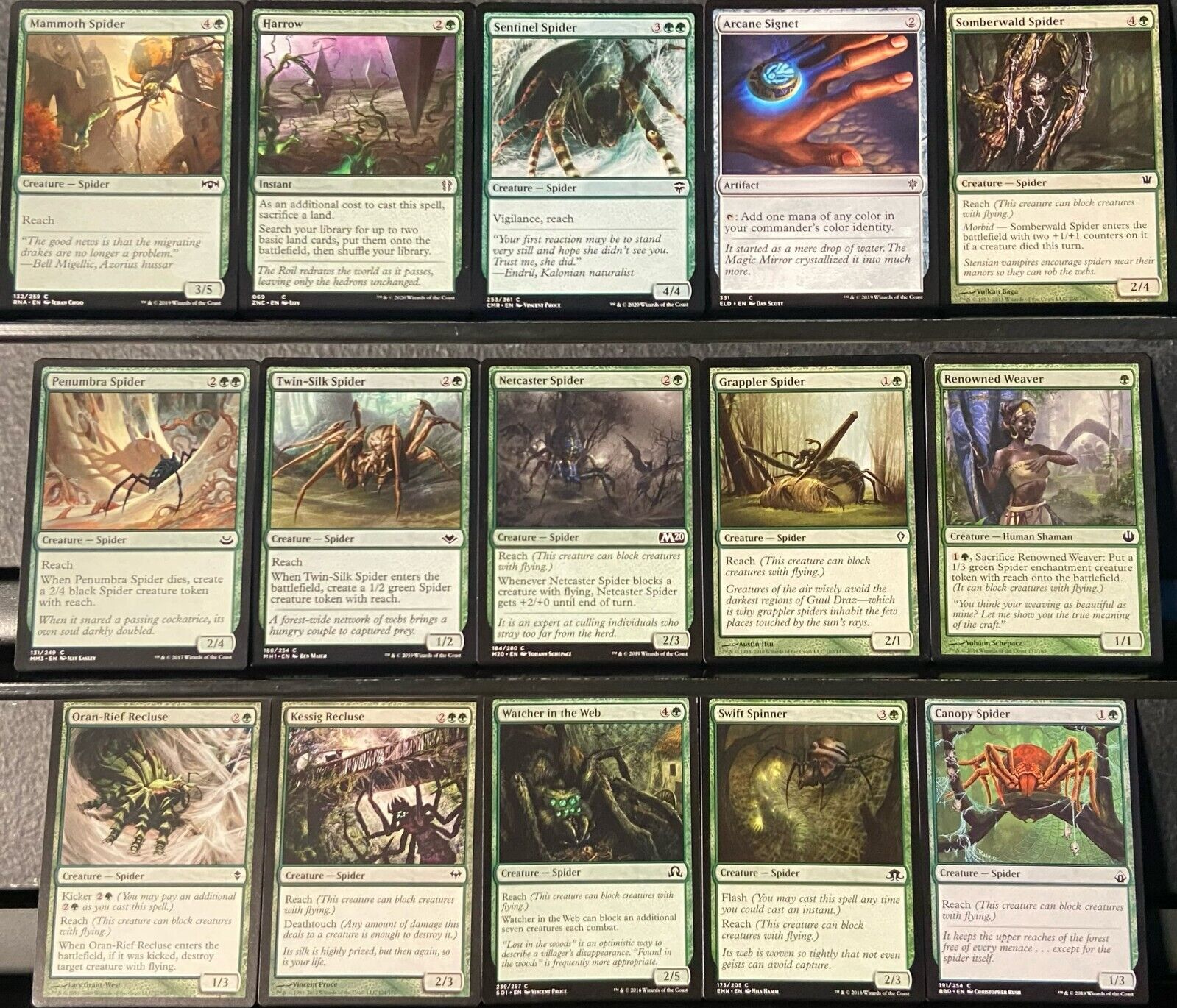 mtg spider card list Ishkanah Grafwidow