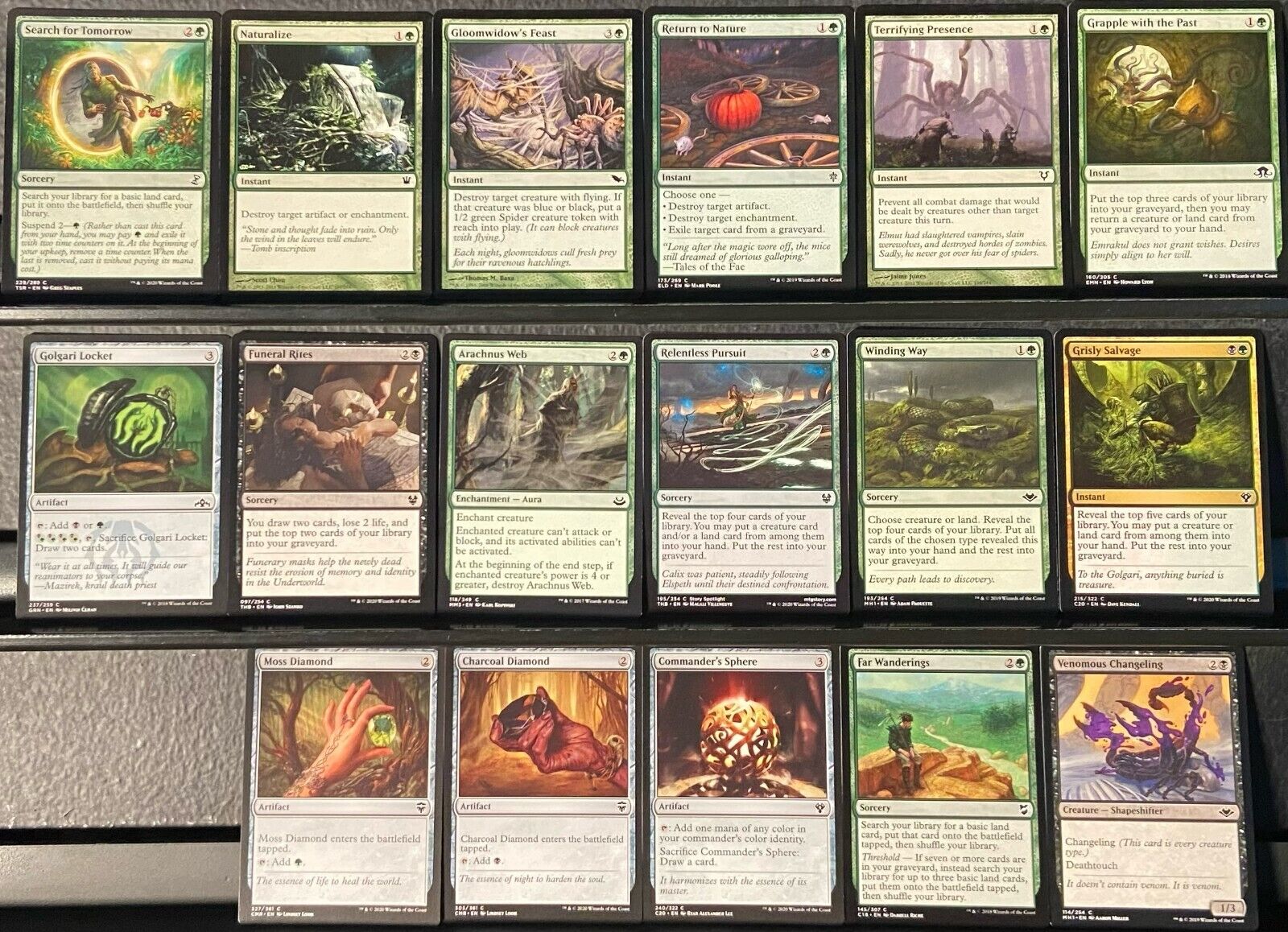 249 card all spell mtg deck Ishkanah Grafwidow