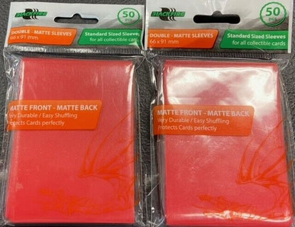 Blackfire Card Sleeves - Red