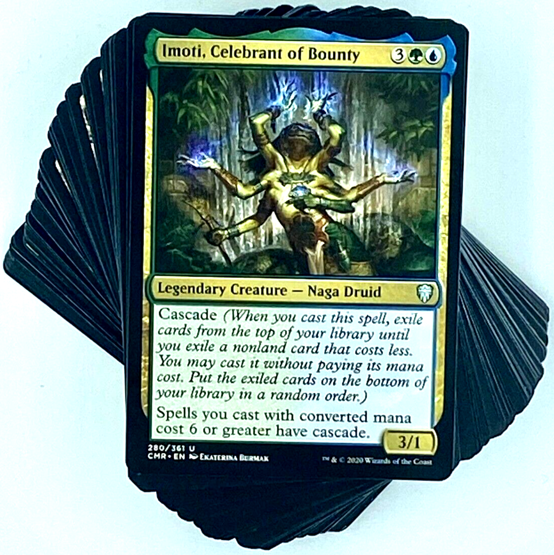 Imoti, Celebrant of Bounty - Huge Creature Cascade